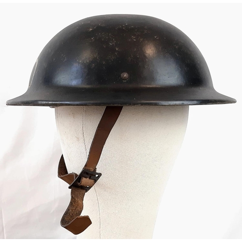 216 - WW2 British Non-Conductive General Post Office (Telephones) Composite Line Layers Helmet.