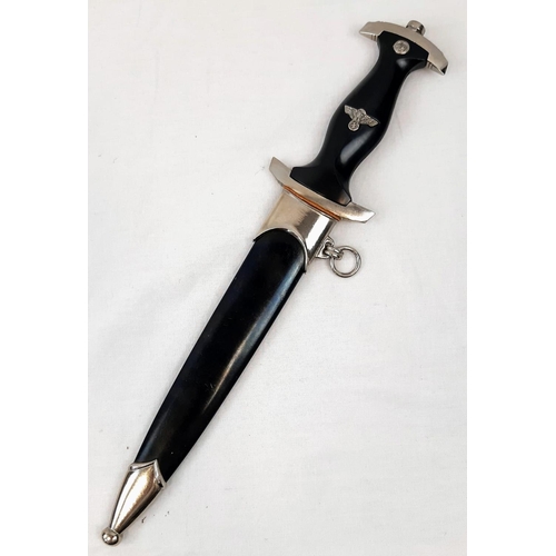 375 - A Very Good Condition Retrospective Copy of a German SS Dagger - 38cm Long