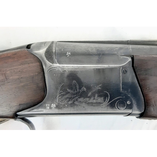 206 - A Deactivated Russian Double-Barrelled Shotgun. 12 bore calibre with two 27.75 inch over and under b... 