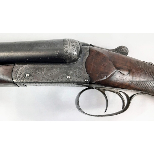 227 - A Deactivated W.Horton Double-Barrelled Shotgun. 12 bore calibre with a 28 inch barrel length. Deact... 