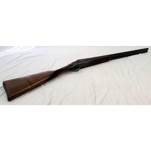 415 - A Deactivated Double-Barrelled Box-lock Shotgun. 12 bore calibre with a 27.5 inch barrel. Manufactur... 