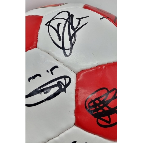 23 - An Authentic Arsenal FC 2003 F.A. Cup Winning Squad Signed Football. Over 20 signatures: Including: ... 