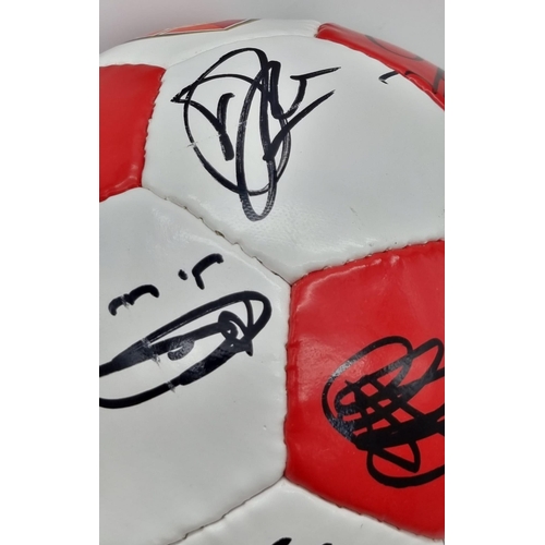 23 - An Authentic Arsenal FC 2003 F.A. Cup Winning Squad Signed Football. Over 20 signatures: Including: ... 