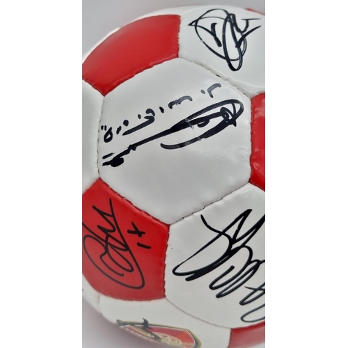 23 - An Authentic Arsenal FC 2003 F.A. Cup Winning Squad Signed Football. Over 20 signatures: Including: ... 