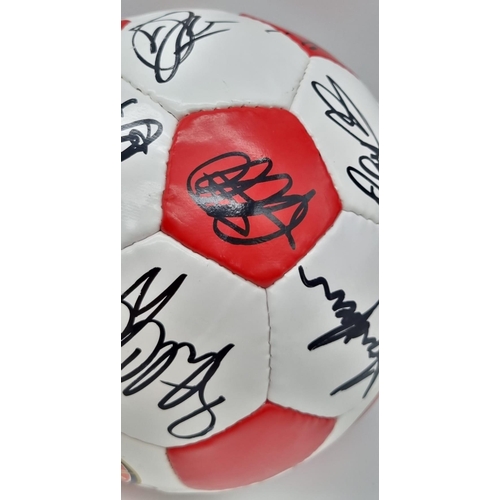 23 - An Authentic Arsenal FC 2003 F.A. Cup Winning Squad Signed Football. Over 20 signatures: Including: ... 