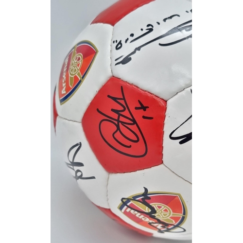 23 - An Authentic Arsenal FC 2003 F.A. Cup Winning Squad Signed Football. Over 20 signatures: Including: ... 