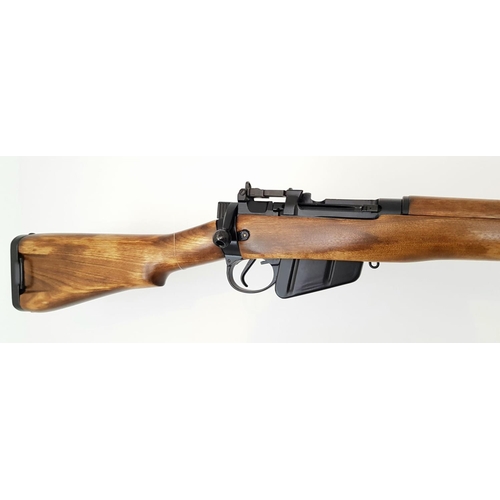 3 - An Enfield No 5 - Mk1 .303 Bolt Action Jungle Carbine Rifle. Good condition barrel. Original tiger-s... 