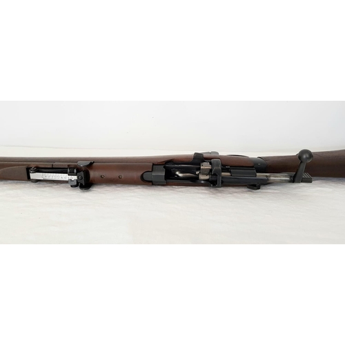 71 - A BSA SMLE Mk1 .303 Bolt Action Service Rifle .Good condition barrel. Magazine cut off. Original dar... 