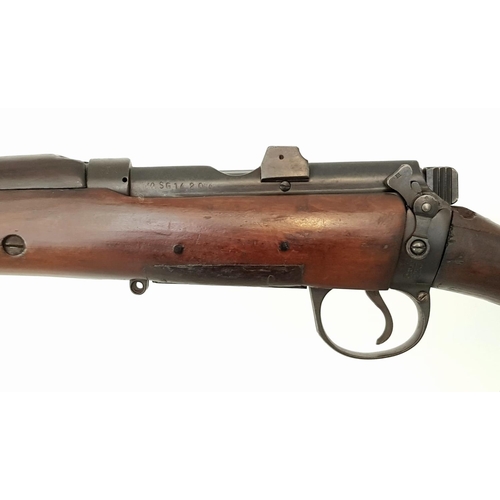 86 - A 1949 Enfield 410 Gauge SMLE Bolt Action Shotgun. Rebuilt as a shotgun after WWII. Model MK3 No1. V... 