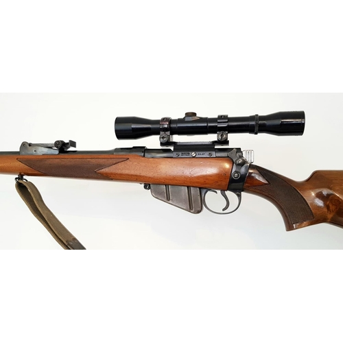 90 - A Parker Hale Enfield .303 Bolt Action Sporting Rifle. Fitted parker Hale scope mount and rings.
Nik... 