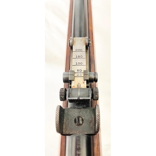 67 - A BSA .22LR Bolt Action Training Rifle. Foresight protector - single shot rifle. Serial number - 181... 