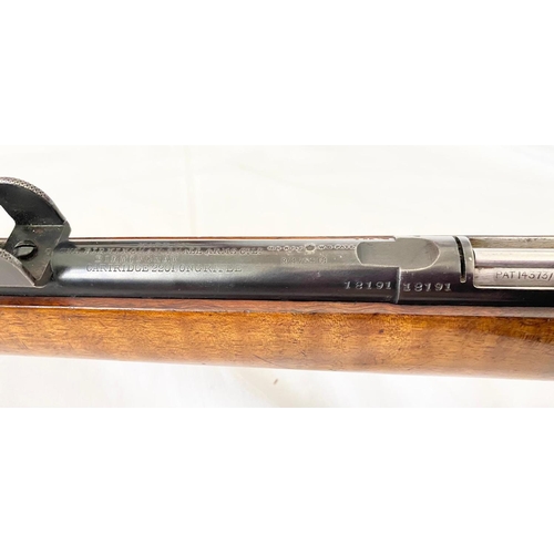 67 - A BSA .22LR Bolt Action Training Rifle. Foresight protector - single shot rifle. Serial number - 181... 