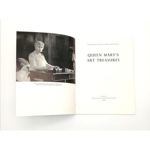 1191 - A 1954 Queens Mary Art Treasures Brochure - from the Victoria and Albert Museum. Plus a 90th birthda... 