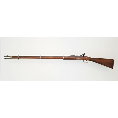 13 - An Enfield Snider Bolt Action .577 Breech Loading Hammer Rifle. Good condition barrel with nice orig... 