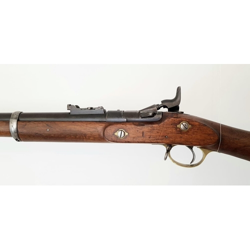 13 - An Enfield Snider Bolt Action .577 Breech Loading Hammer Rifle. Good condition barrel with nice orig... 