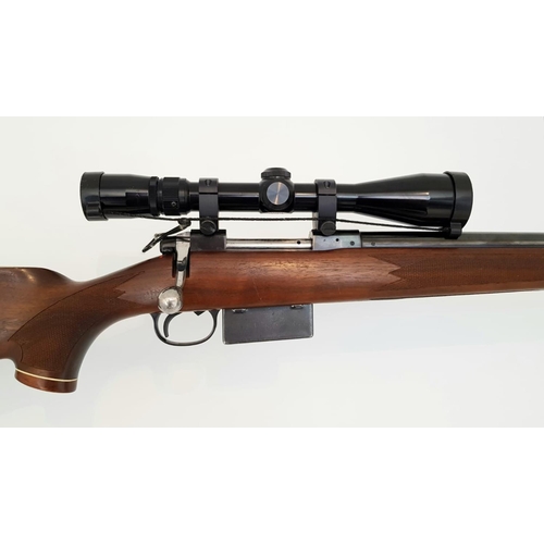 29 - A Tikka Model 55 Bolt Action .233 calibre Target/Sporting Rifle. Very good condition heavy barrel an... 