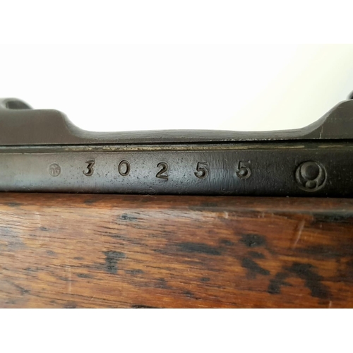 33 - A Japanese Arisaka Model 99 Bolt Action Service Rifle. 7.7 x 58R calibre. Re-proofed 2022.