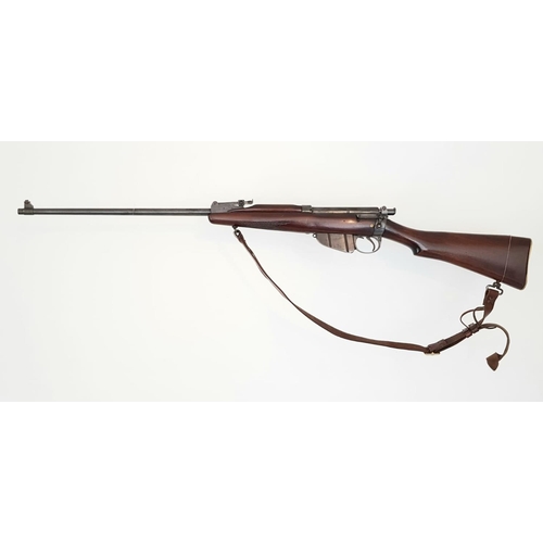 36 - A Deactivated Long Lee Model 1892 Lever Action Sport Rifle. .303 calibre. Magazine cut off. Volley s... 