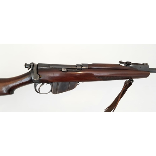 36 - A Deactivated Long Lee Model 1892 Lever Action Sport Rifle. .303 calibre. Magazine cut off. Volley s... 