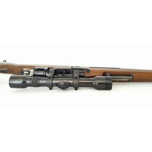 50 - A 1953 La Coruna Model M43 Bolt Action Rifle. Spanish made - calibre 7.92mm. Fitted side rail mount ... 