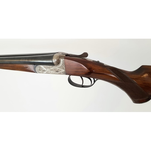 51 - A Kettner Cologne Model 16 Gauge Side by Side Shotgun. Double triggers with automatic safety. Very n... 