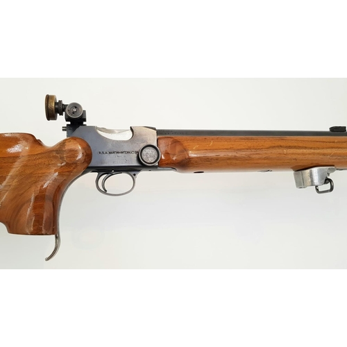 57 - A Deactivated BSA Martini International .22 LR Heavy Barrel Target Rifle. Serial number UE3025X.