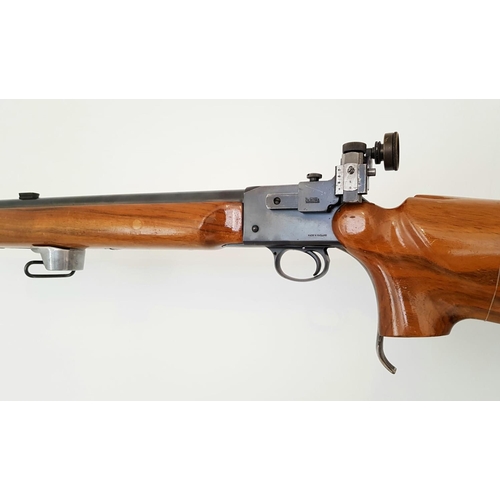 57 - A Deactivated BSA Martini International .22 LR Heavy Barrel Target Rifle. Serial number UE3025X.