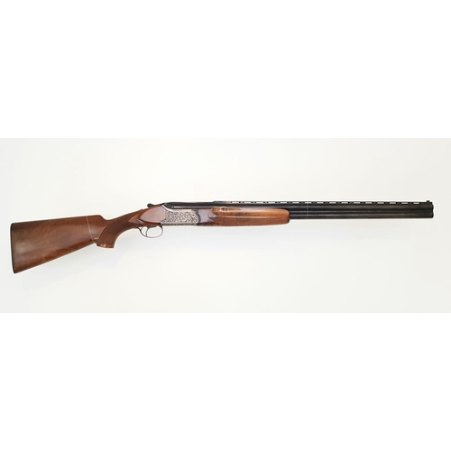 87 - A Fabarm 12 Gauge Over and Under Shotgun. Single trigger ejector. 28 inch barrels. Good overall cond... 