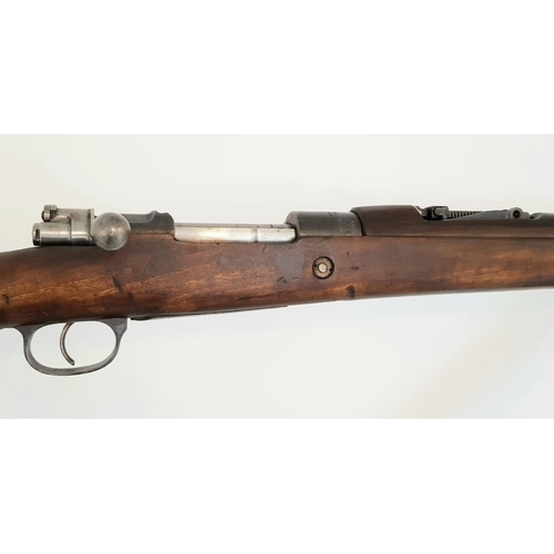 92 - A 1943 Turkish Model 1889 Mauser Bolt Action Service Rifle. Turkish marked. Very good barrel - nice ... 