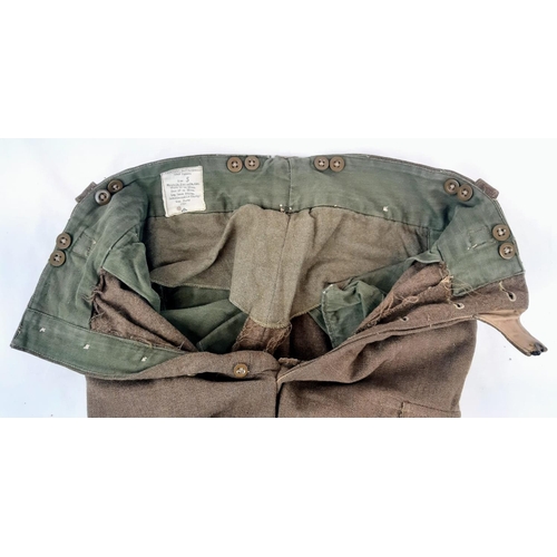 273 - British 1949 pattern Battledress blouse and trousers, with badges of rank for Colonel (EIIR), staff ... 