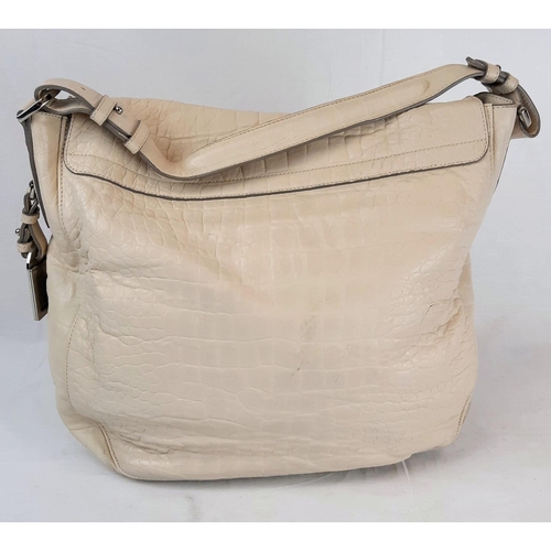 333 - A large, cream coloured MULBERRY bag. Appr. dimensions: 33 X 14 X 33 CM. REF: 9341