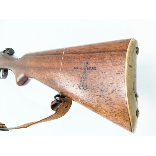 105 - BSA .22lr Bolt Action Training Rifle. Barreled ringed in two places. Serial No. 10172