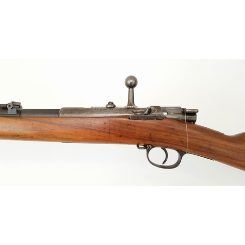 23 - A Mauser 71/84 Bolt Action Rifle. 11.15X60R Calibre. Good condition barrel with good blacking. Very ... 