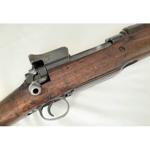 30 - Winchester Model P14 .303 Bolt Action Rifle with very good barrel and original woodwork and volley s... 