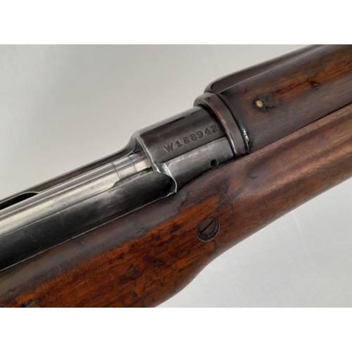 30 - Winchester Model P14 .303 Bolt Action Rifle with very good barrel and original woodwork and volley s... 