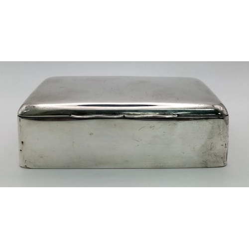 339 - An Antique Silver Cigarette Case with Tortoiseshell Interior. Hallmarks for Birmingham 1924. Possibl... 