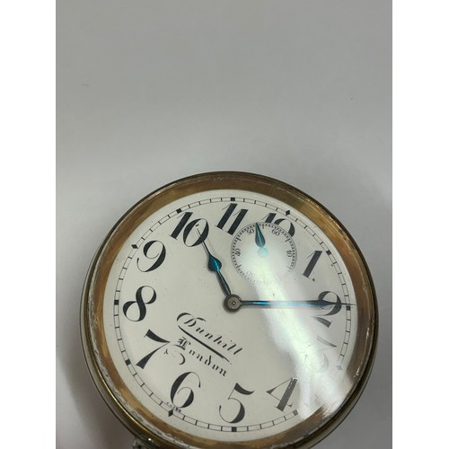 60 - Vintage rare Dunhill Goliath pocket watch ticking