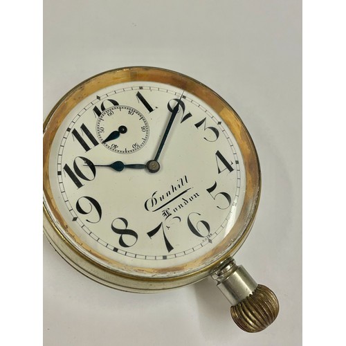 60 - Vintage rare Dunhill Goliath pocket watch ticking