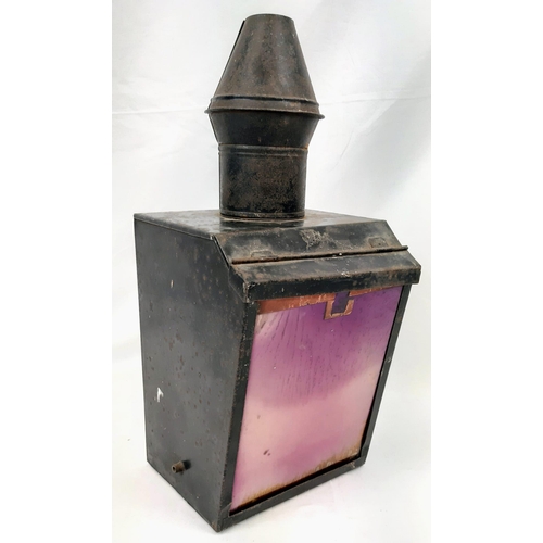 135 - An Antique (1880s) Stage Light from The Historic Wiltons Music Hall in Whitechapel.  22 x 50cm.