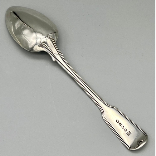 673 - A Rare 1812 Large Silver Serving Spoon Made by Josiah and George Percy of London. 22cm. 78.5g