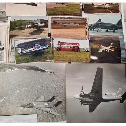 277 - Over 300 Original Aircraft Colour and Black and White Photographs. Contains pictures taken from the ... 