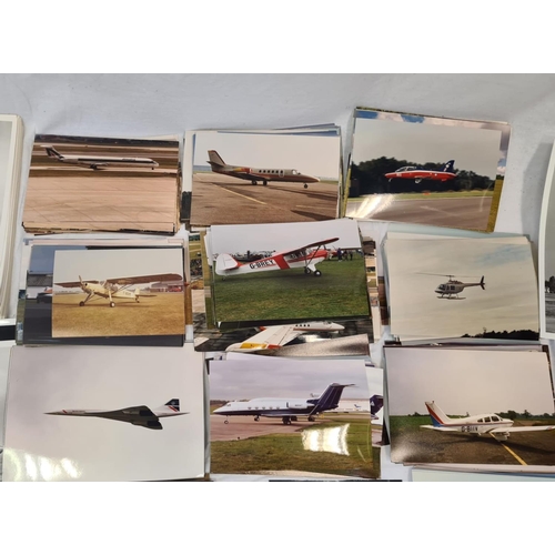 277 - Over 300 Original Aircraft Colour and Black and White Photographs. Contains pictures taken from the ... 