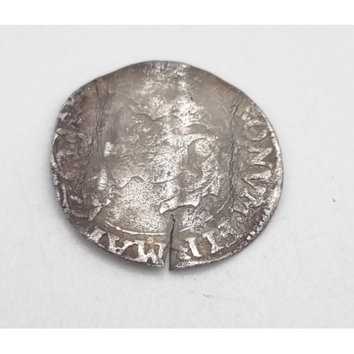 611 - A Charles I  Scottish Silver 20 pence Hammered Coin. 1639-1641. Edinburgh mint. Near fine condition ... 