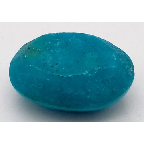 659 - 25.85 Ct Cabochon Turquoise, Oval Shape, GLI Certified