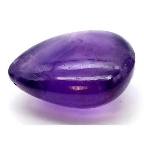 771 - 33.86 Ct Cabochon Amethyst, Pear Shape, IGL&I Certified.