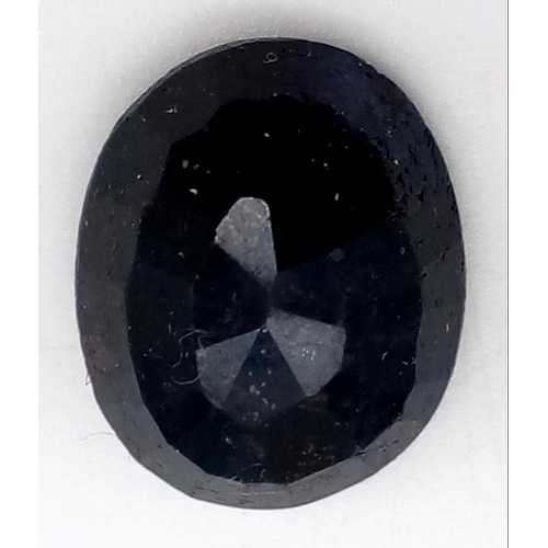 778 - 19.45 Ct Mixed Cut Untreated Blue Sapphire, Oval Shape, GLI Certified