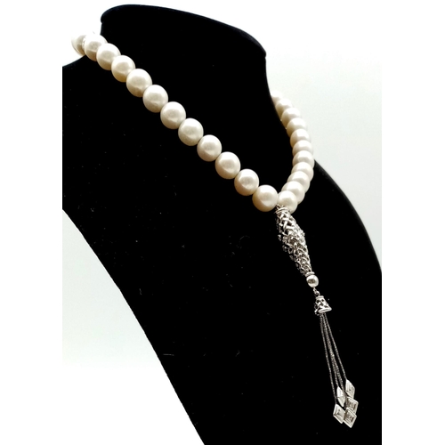 417 - Misbaha/Tasbih 33 Islamic prayer beads for meditation. 33 pearls of exceptional quality threaded on ... 