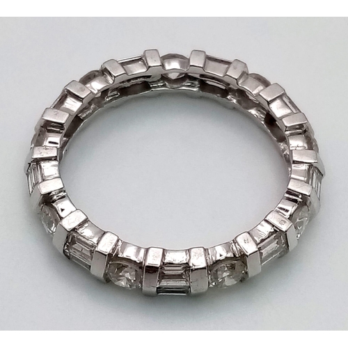 223 - 2.10 carat diamond full eternity ring. This full natural diamond eternity ring is just stunning and ... 