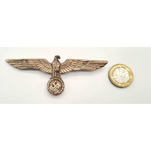 476 - WW2 Kriegsmarine Tropical Whites Breast Eagle. Maker Assmann.