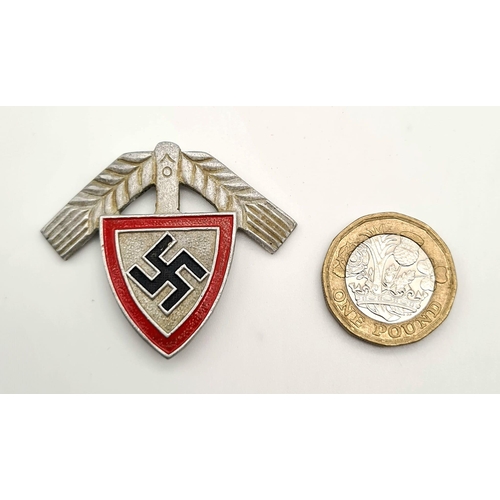 574 - 3rd Reich R.A.D (Labour Corps) Enlisted Mans Cap Badge.